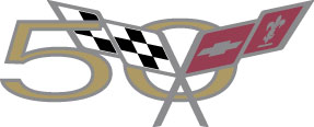   Corvette 50th Anniversary Logo