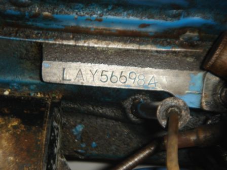 1953 Corvette Engine Pad