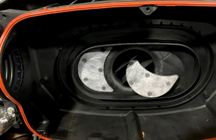 2020 Corvette:  Loose Carbon Patch in Air Cleaner