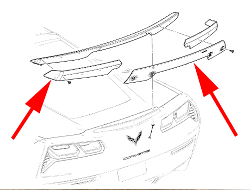 2015 - 2017 corvette Z06 Wiker bill Installation