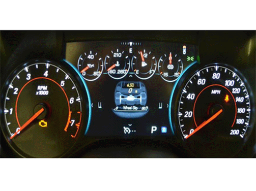 Camaro Digital Instrument Cluster