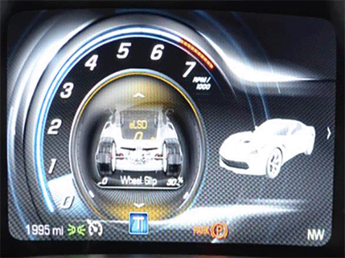 Corvette Digital Instrument Cluster