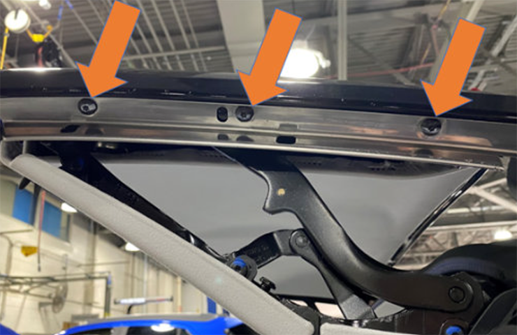 2020 - 2024 Corvette: Convertible Top Water Leak