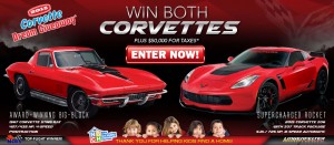 Enter now to win a 2015 Corvette Z06 and 1967 427 Corvette!