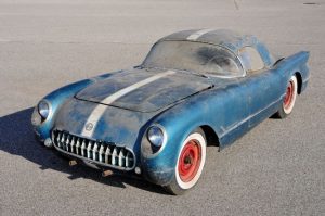 Pennant Blue 1955 Corvette Rescued by Retired GM Engineer