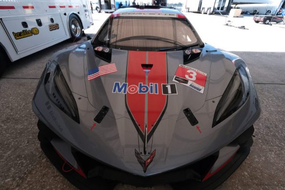 Corvette C8.R #3 in Gray and Red Livery | Photo Credit: John Dagys