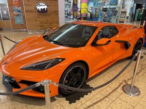 2022 Corvette in Amplify Orange Tintcoat