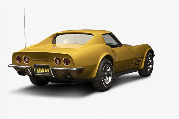 Equipped with the LS6 454 big block engine, one lucky person could win this fully restored 1971 Corvette in War Bonnet Yellow