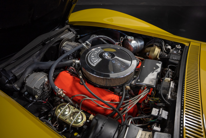 Equipped with the LS6 454 big block engine, one lucky person could win this fully restored 1971 Corvette in War Bonnet Yellow