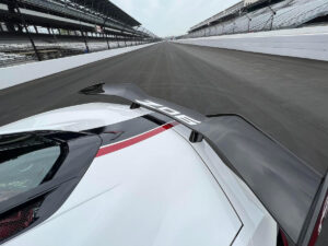 Former INDYCAR SERIES driver and team owner Sarah Fisher, who remains the fastest woman in Indianapolis 500 history, will drive the 2023 Corvette Z06 70th Anniversary Edition Pace Car to lead the field to the green flag for the 106th Indianapolis 500 on Sunday, May 29 at Indianapolis Motor Speedway.